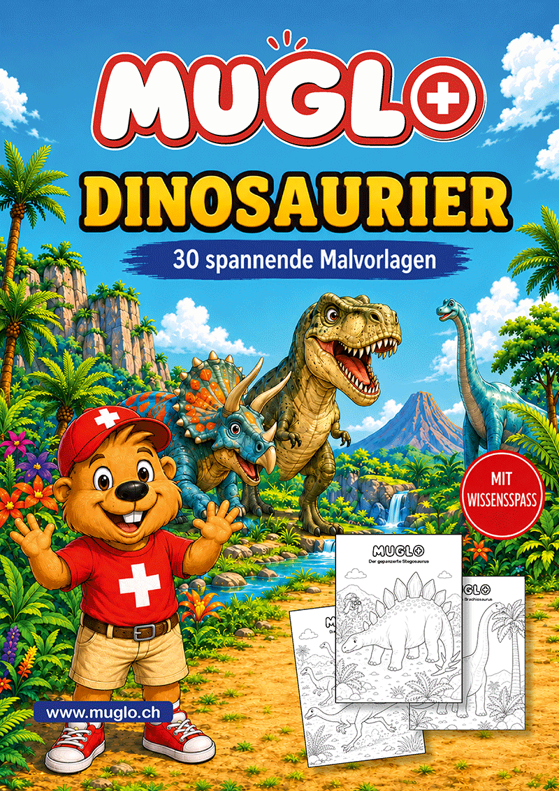Muglo Dinos Malbuch