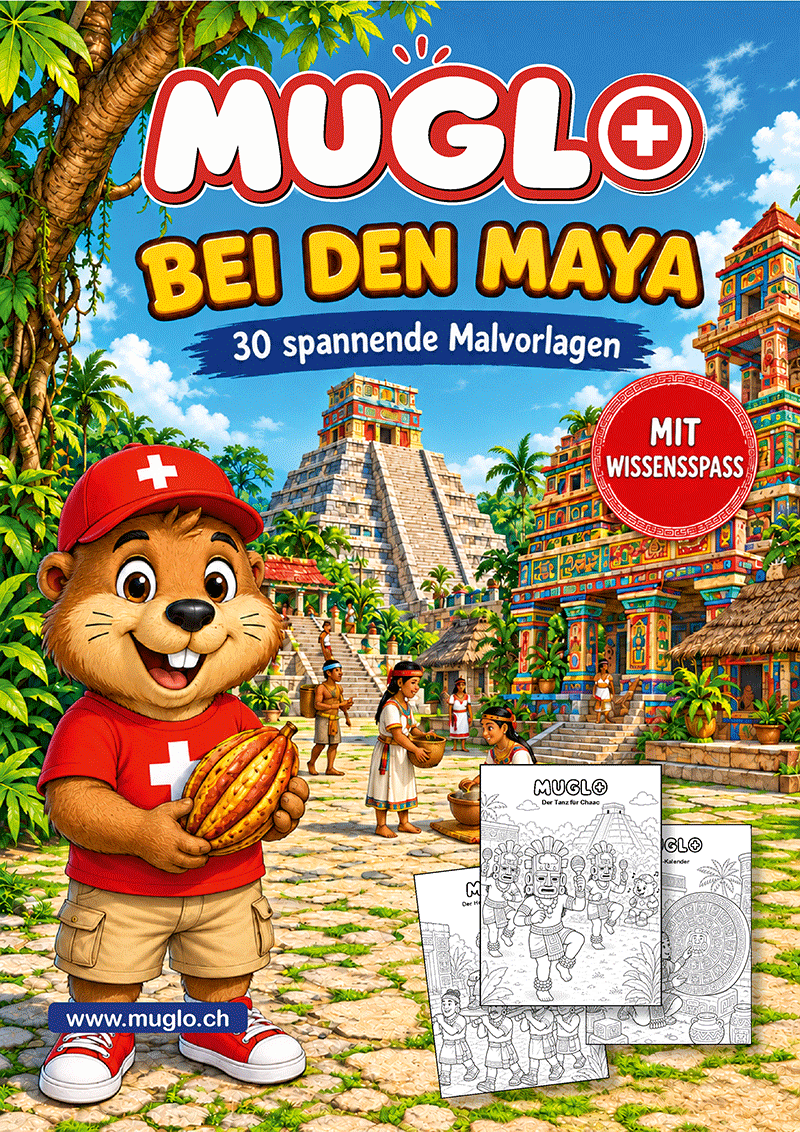 Muglo bei den Maya Malbuch