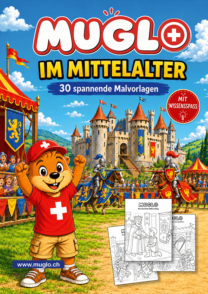 Muglo im Mittelalter Malbuch