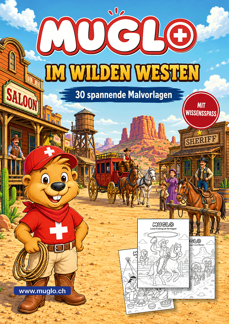Muglo im wilden Westen Malbuch