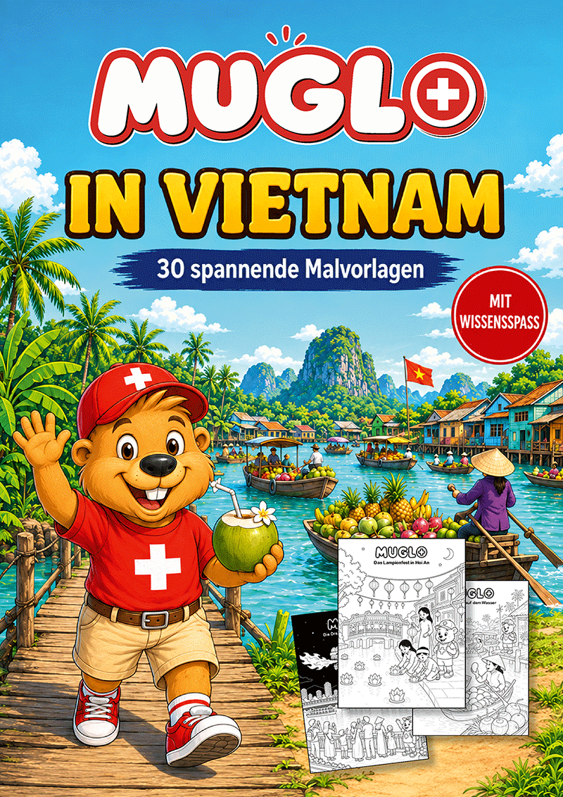 Muglo in Vietnam Malbuch